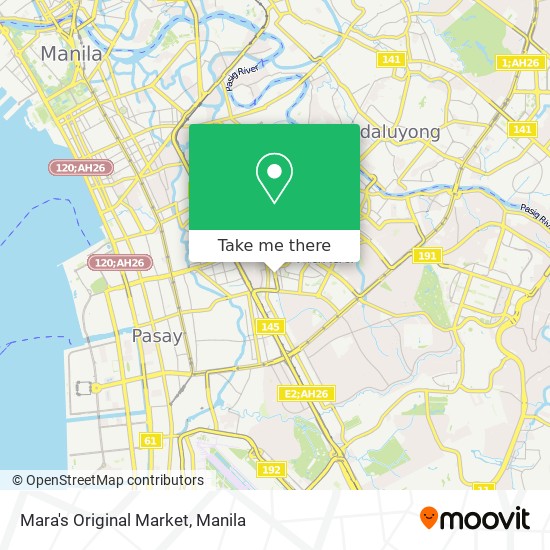 Mara's Original Market map