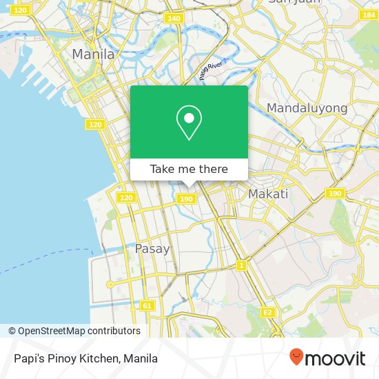 Papi's Pinoy Kitchen, Dayap St Palanan, Makati map