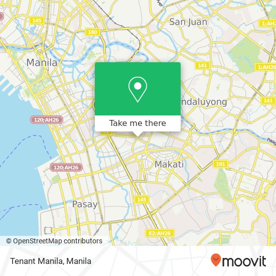 Tenant Manila map