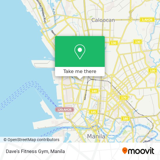 Dave's Fitness Gym map