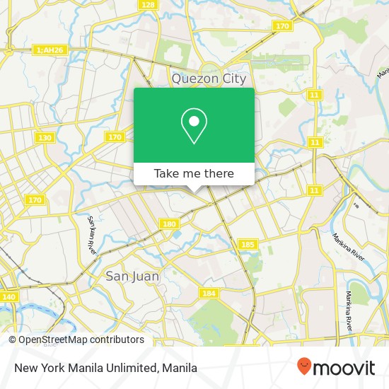 New York Manila Unlimited, Felix Manalo Pinagkaisahan, Quezon City map