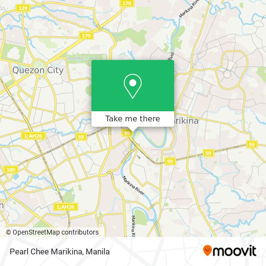 Pearl Chee Marikina map