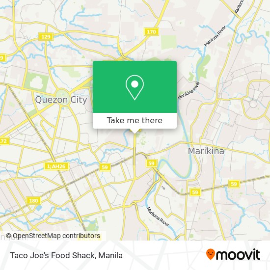 Taco Joe's Food Shack map