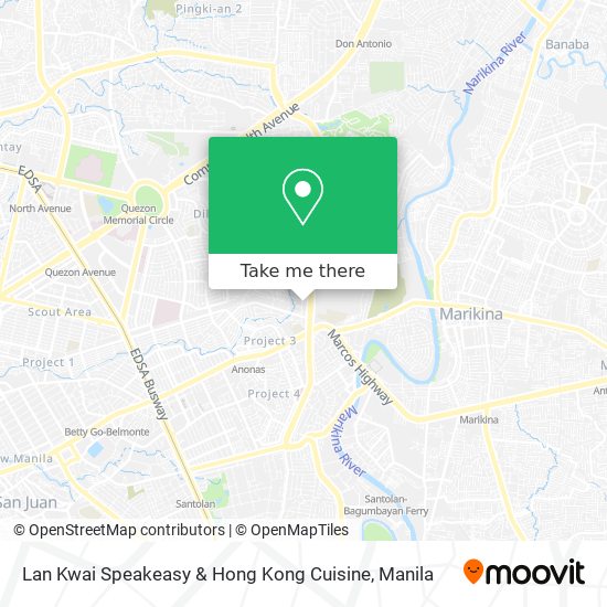 Lan Kwai Speakeasy & Hong Kong Cuisine map