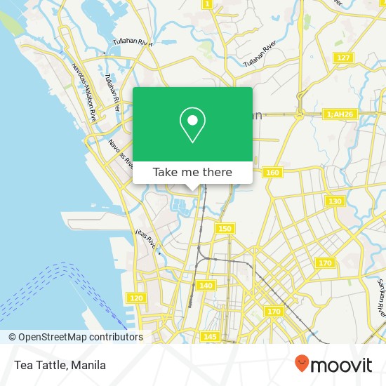 Tea Tattle, Pasig Barangay 30, Caloocan City map