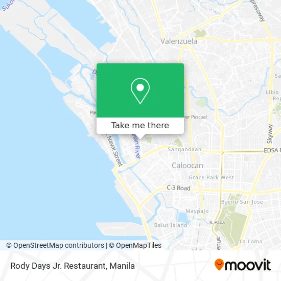 Rody Days Jr. Restaurant map