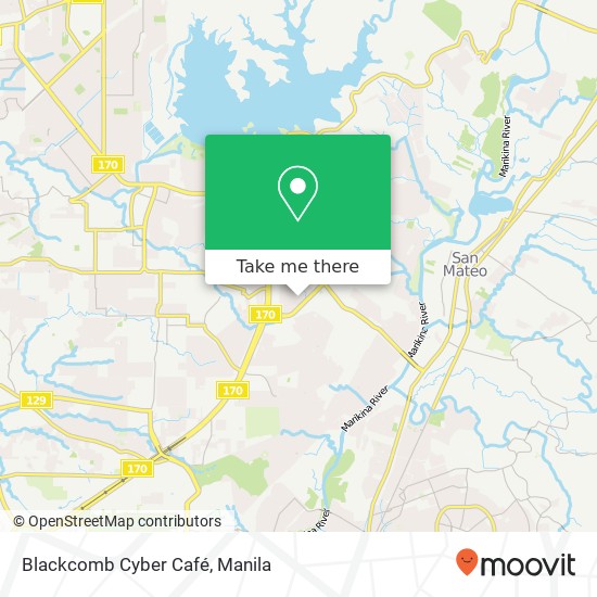 Blackcomb Cyber Café, Kaligayahan Batasan Hills, Quezon City map