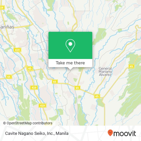 Cavite Nagano Seiko, Inc. map