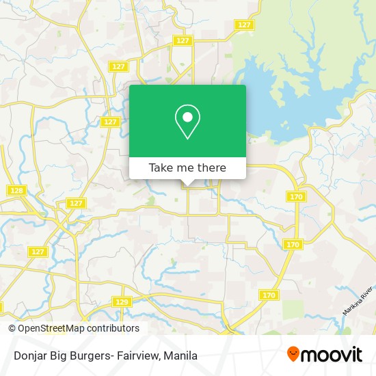 Donjar Big Burgers- Fairview map