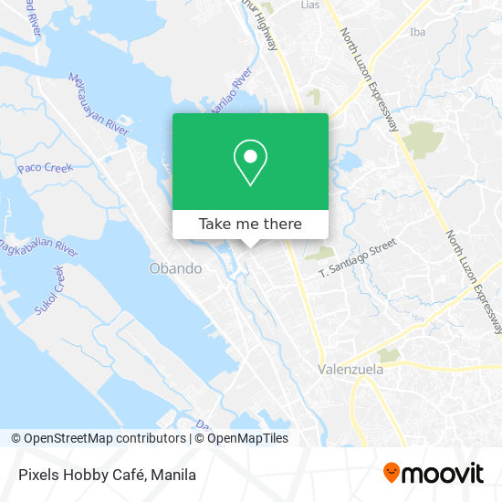 Pixels Hobby Café map