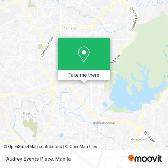 Audrey Events Place map