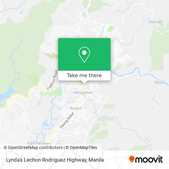 Lynda's Lechon Rodriguez Highway map
