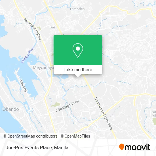 Joe-Pris Events Place map