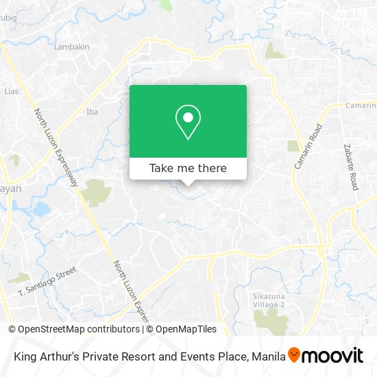 King Arthur's Private Resort and Events Place map