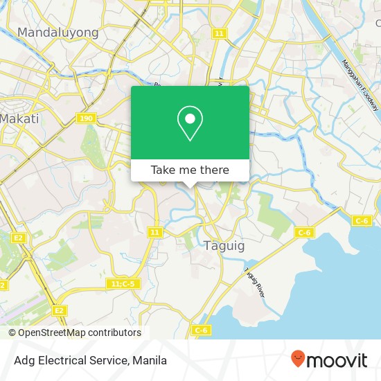 Adg Electrical Service map
