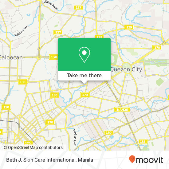 Beth J. Skin Care International map