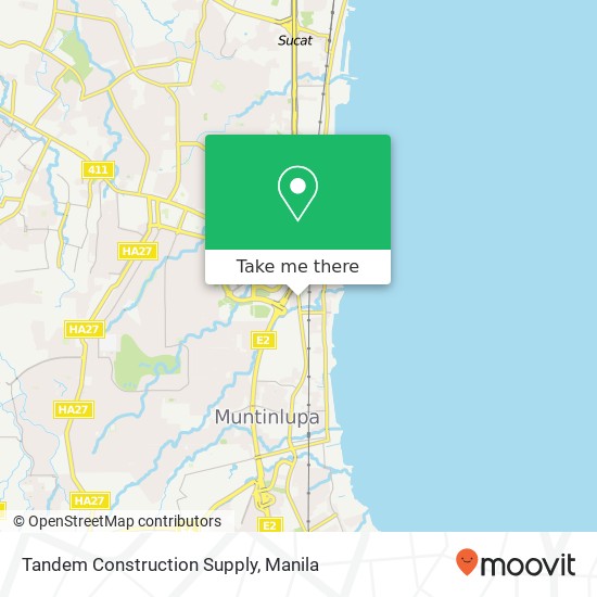 Tandem Construction Supply map