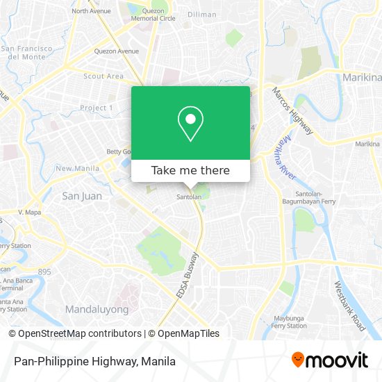 Pan-Philippine Highway map