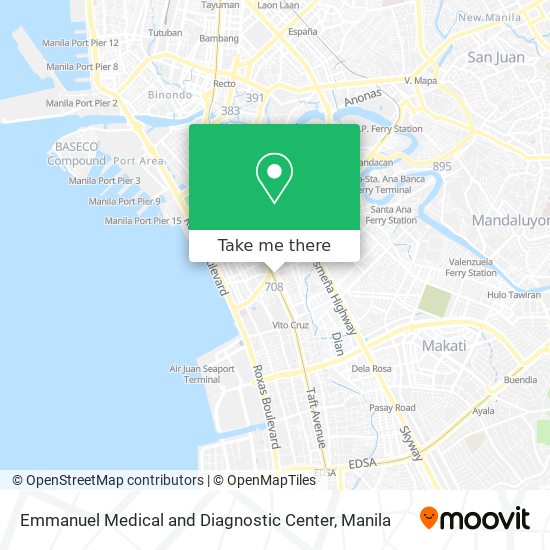 Emmanuel Medical and Diagnostic Center map