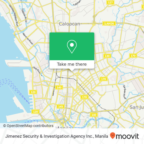 Jimenez Security & Investigation Agency Inc. map