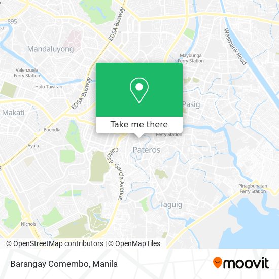 Barangay Comembo map