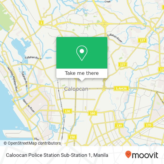 Caloocan Police Station Sub-Station 1 map