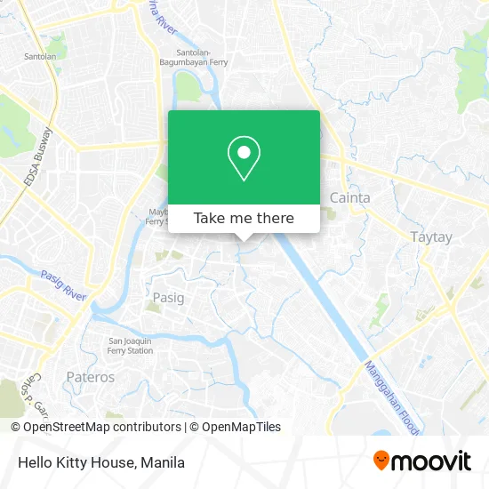 Hello Kitty House map