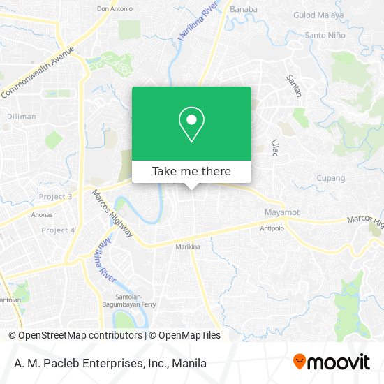 A. M. Pacleb Enterprises, Inc. map