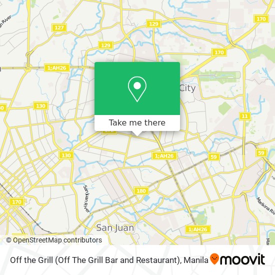 Off the Grill (Off The Grill Bar and Restaurant) map