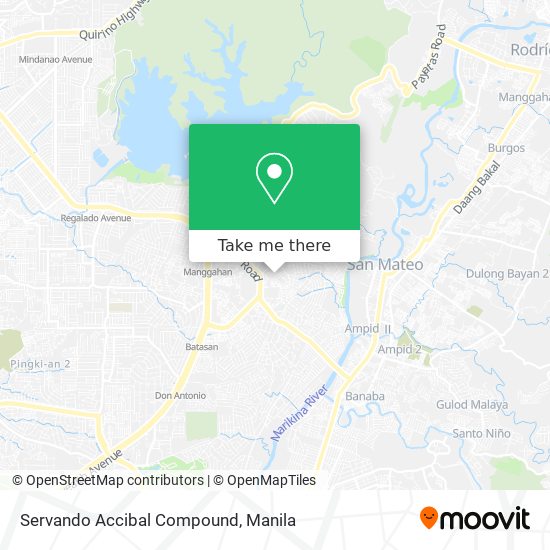Servando Accibal Compound map