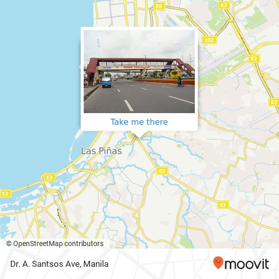Dr. A. Santsos Ave map