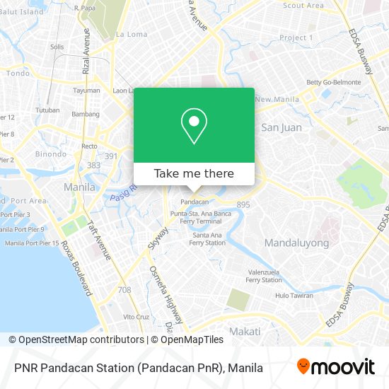 PNR Pandacan Station (Pandacan PnR) map