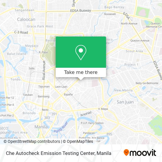 Che Autocheck Emission Testing Center map