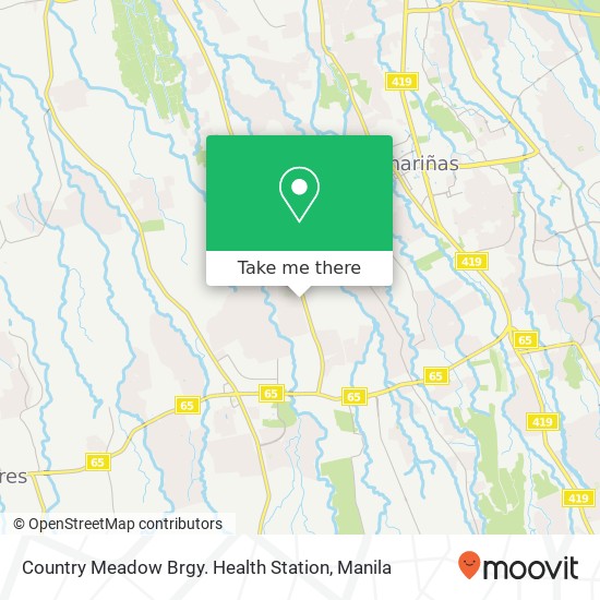 Country Meadow Brgy. Health Station map