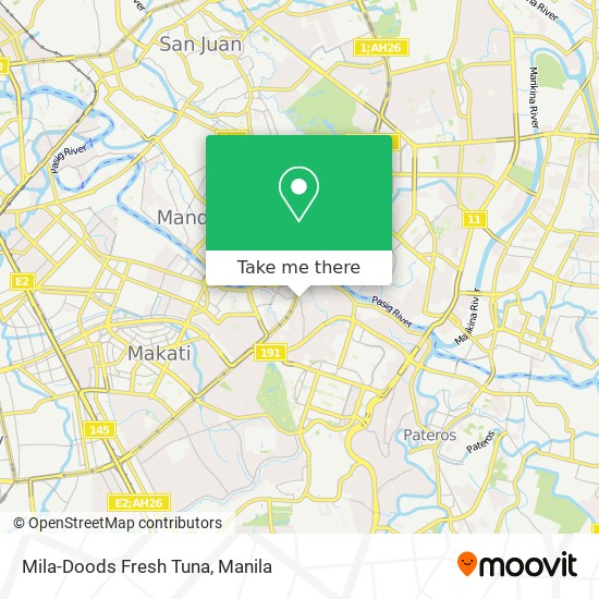 Mila-Doods Fresh Tuna map