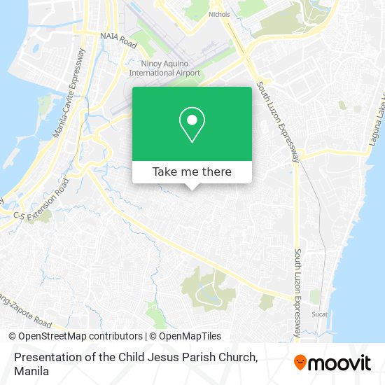 Presentation of the Child Jesus Parish Church map