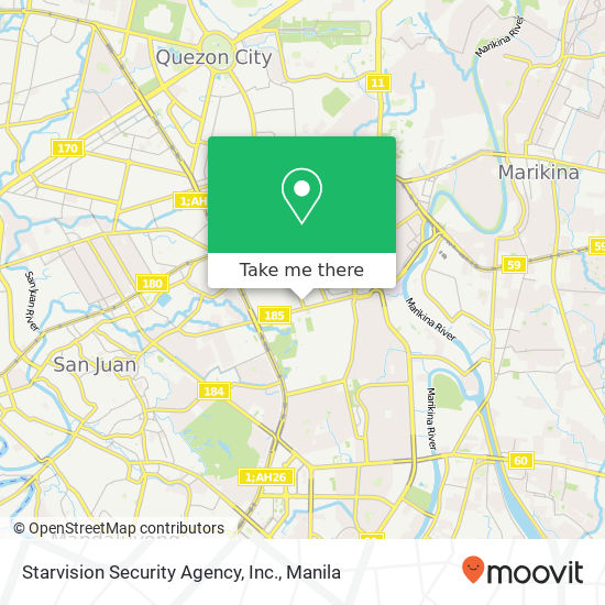 Starvision Security Agency, Inc. map