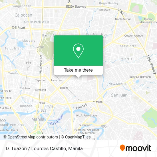 D. Tuazon / Lourdes Castillo map