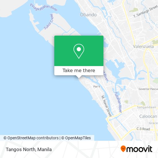 Tangos North map