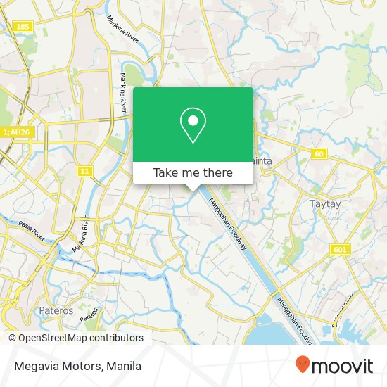 Megavia Motors map