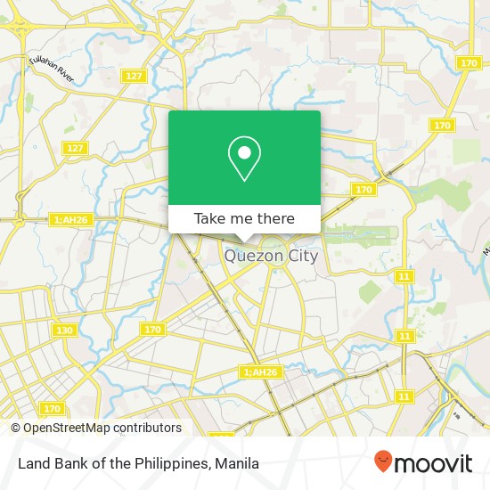 Land Bank of the Philippines map