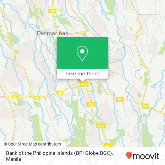 Bank of the Philippine Islands (BPI Globe BGC) map