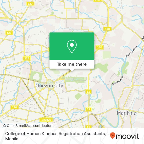 College of Human Kinetics Registration Assistants map