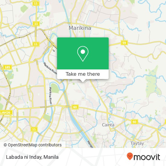 Labada ni Inday map