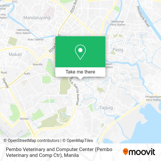 Pembo Veterinary and Computer Center (Pembo Veterinary and Comp Ctr) map