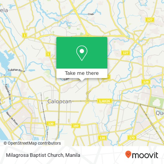 Milagrosa Baptist Church map