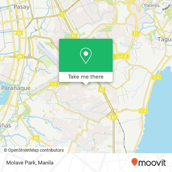 Molave Park map