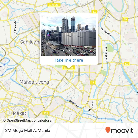 SM Mega Mall A map