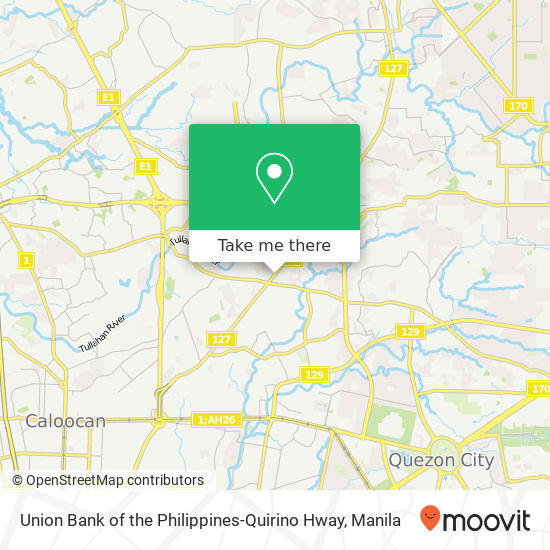 Union Bank of the Philippines-Quirino Hway map
