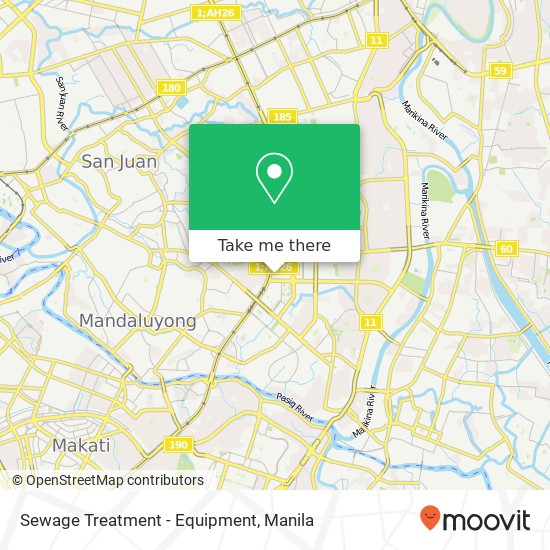 Sewage Treatment - Equipment map